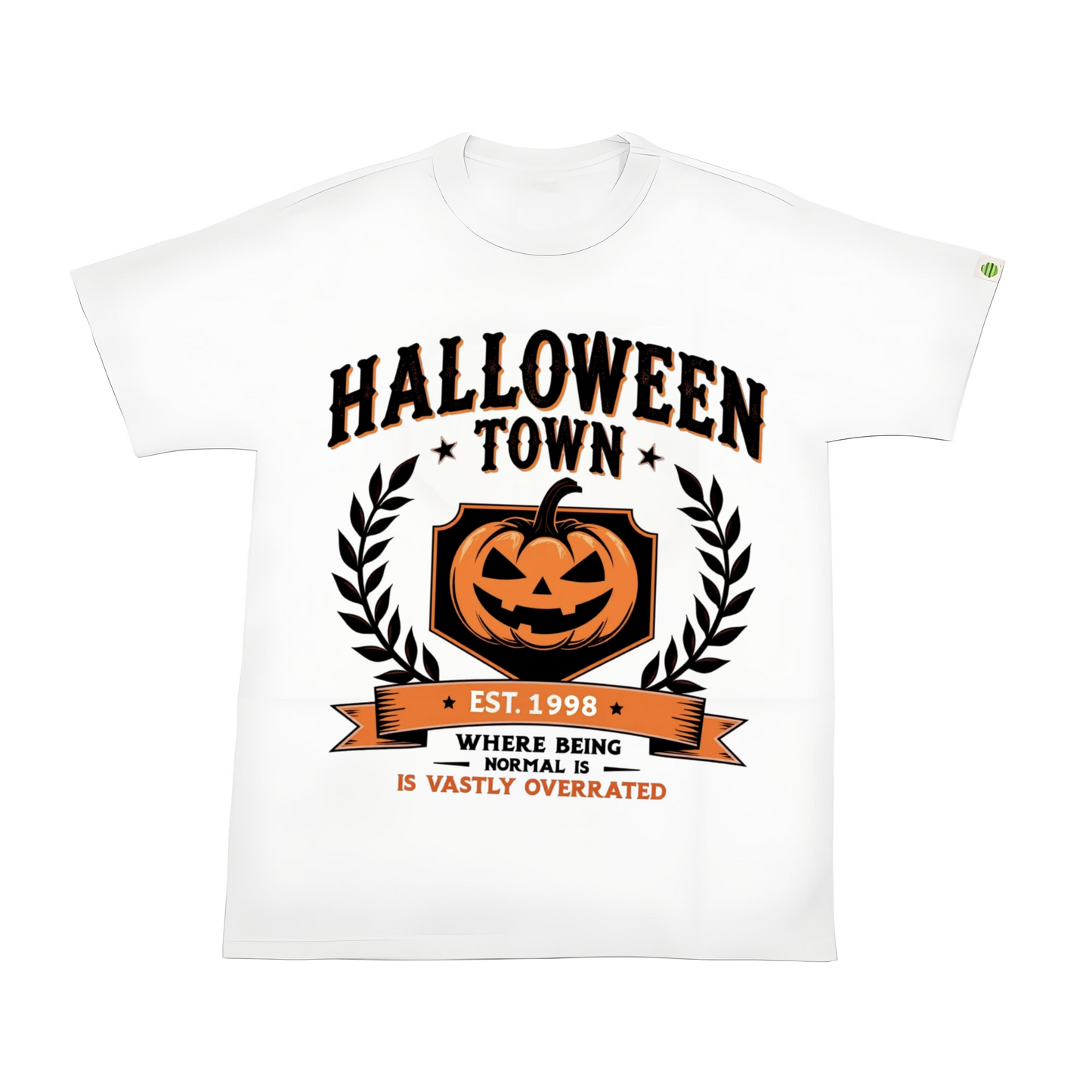 Orange Pumpkin Lantern Heat Transfer Iron-On