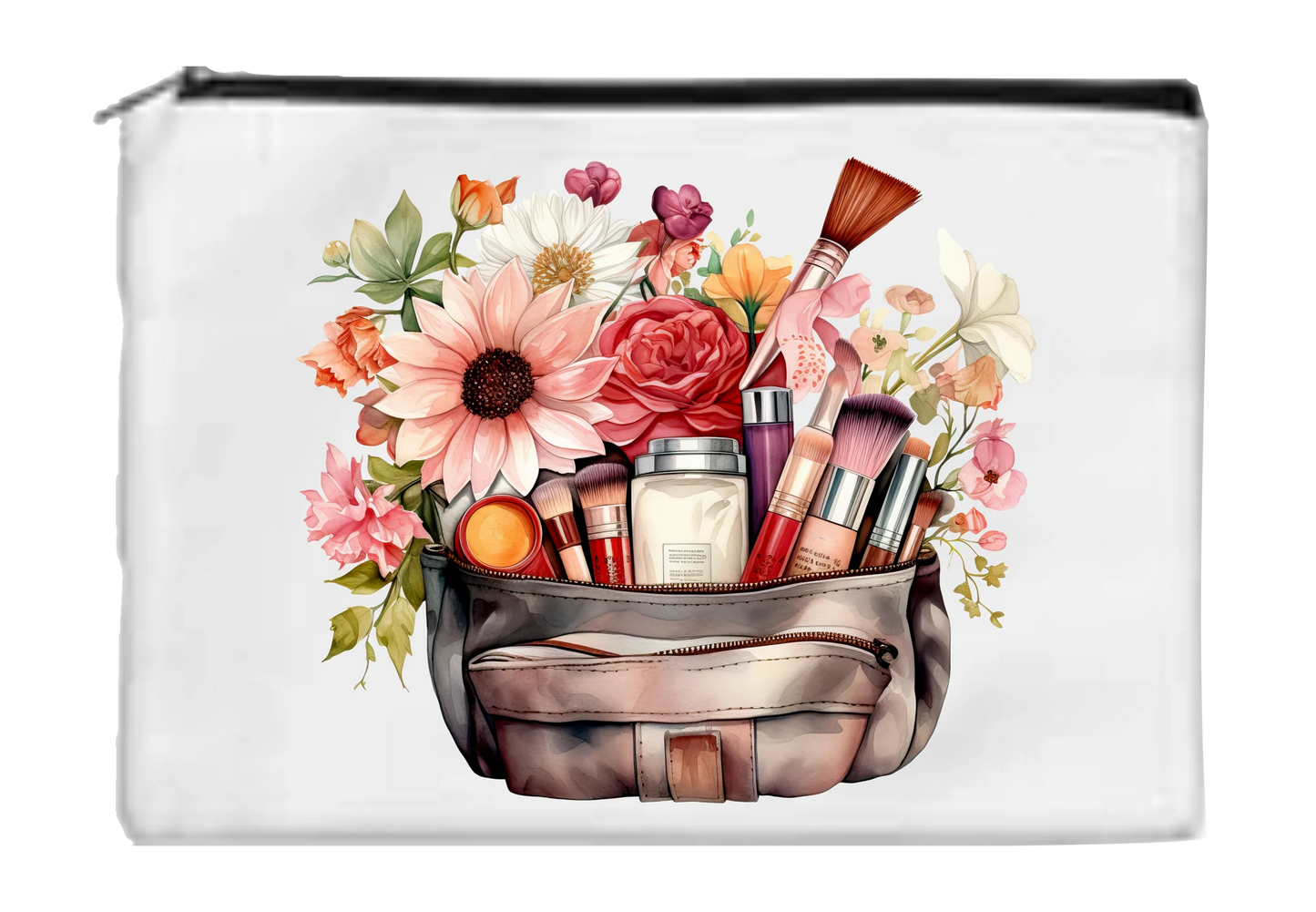 Floral - Toiletry/Makeup Bag - Sublimation Transfer