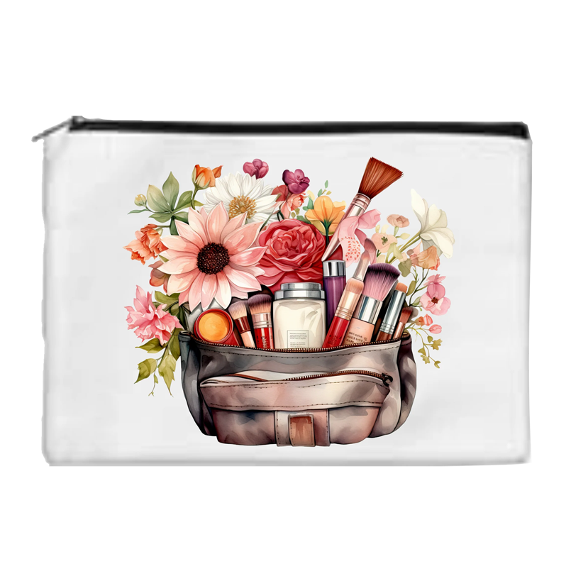 Floral - Toiletry/Makeup Bag - Sublimation Transfer