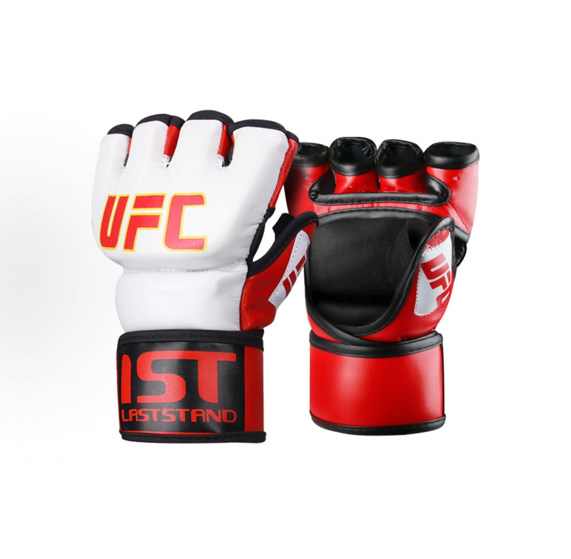 Open Palm Training Gloves for Grappling, Kickboxing, Muay Thai, Light Sparring, Youth Self-Defense, Heavy Bag Workouts – Durable Synthetic Leather with Wrist Support