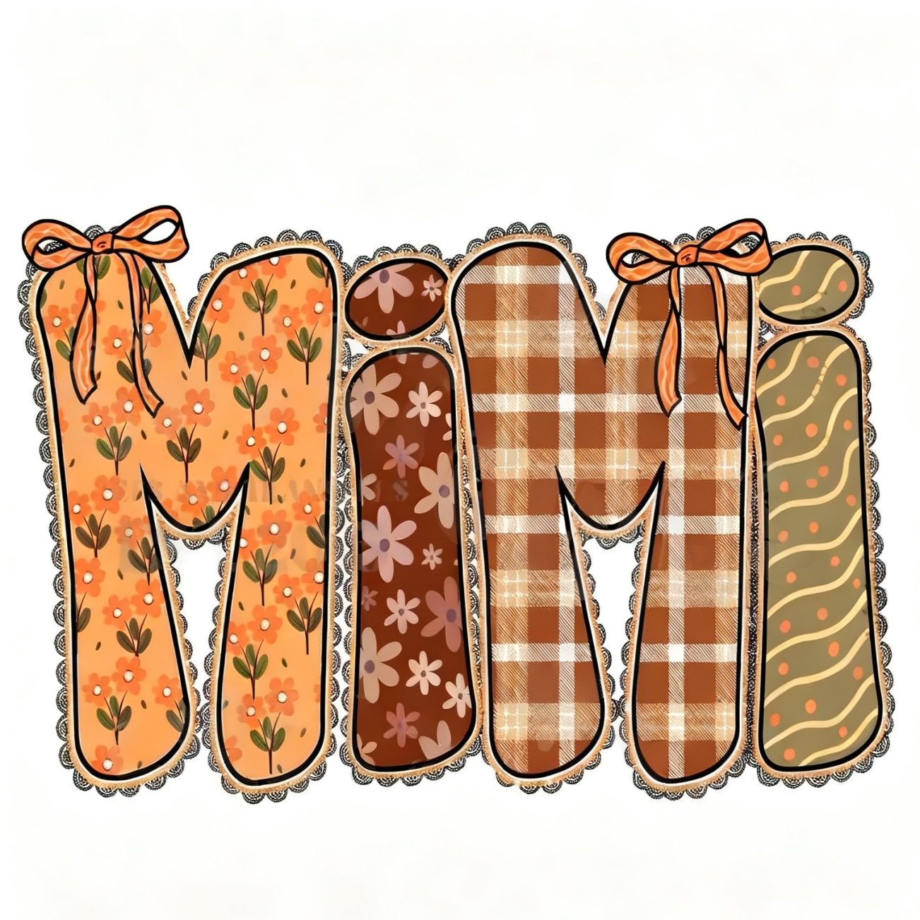 Fall Mimi DTF Heat Transfer Iron On