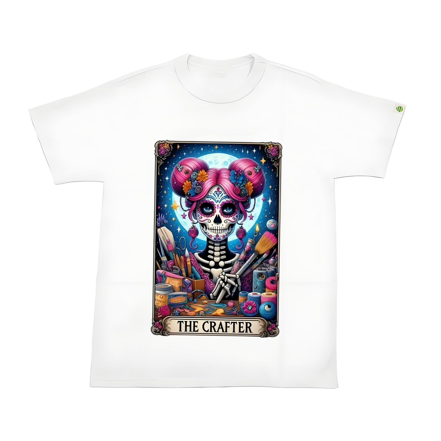 Skull Tarot Heat Transfer Iron-On