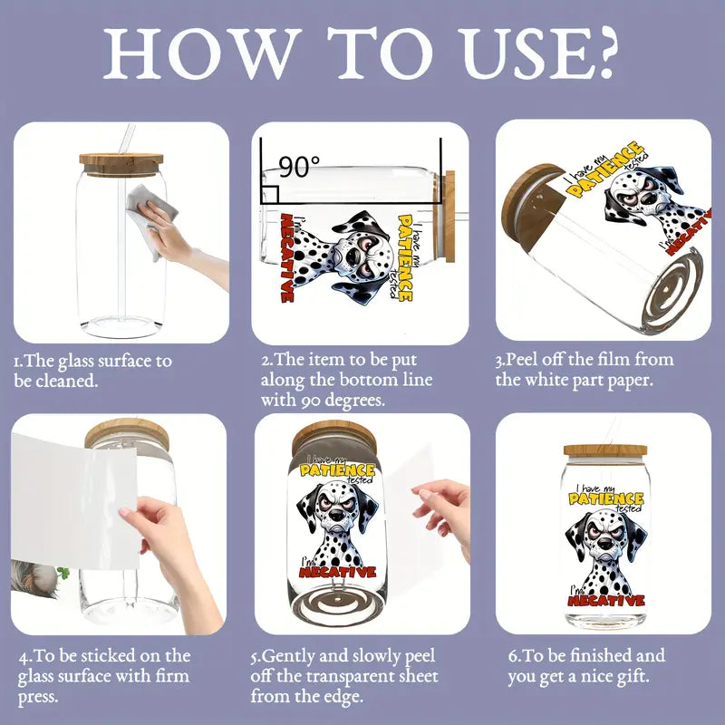 16 oz thermos cup special butterfly pattern anti-scratch and wear-resistant transfer paper