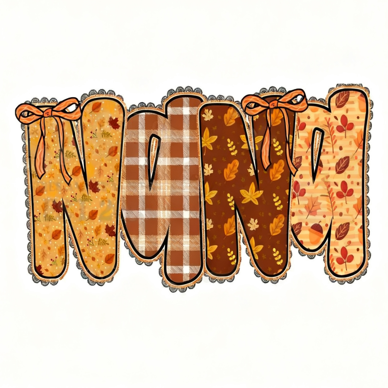 Fall Nana DTF Heat Transfer Iron On