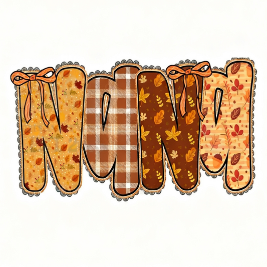 Fall Nana DTF Heat Transfer Iron On