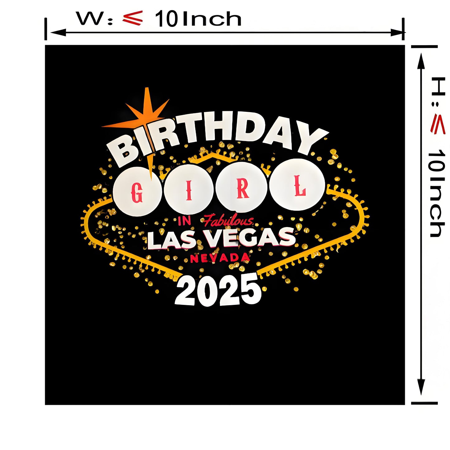 LAS VEGAS Letter heat transfer ironing DTF