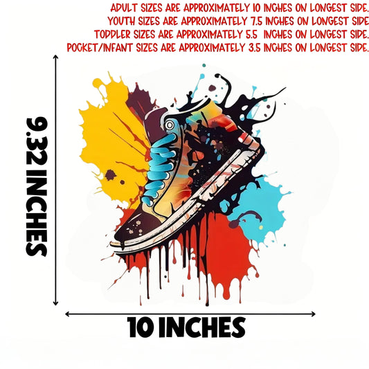 Shoe element clothing heat transfer iron-on stickers