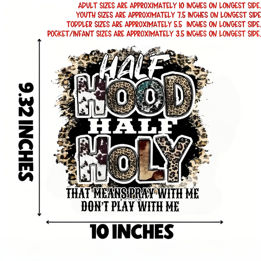 Letter Print Iron-On Transfer