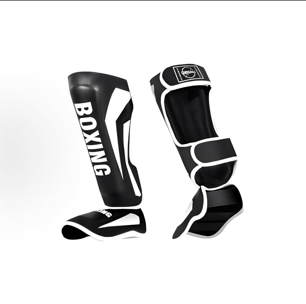 Shin Guards Kickboxing Muay Thai, SATRA SMMAF Approved, Premium Maya Hide Leather, Leg Instep Protection Pads, MMA Martial Arts Kicking Sparring Training Gear, BJJ Karate Boxing Taekwondo