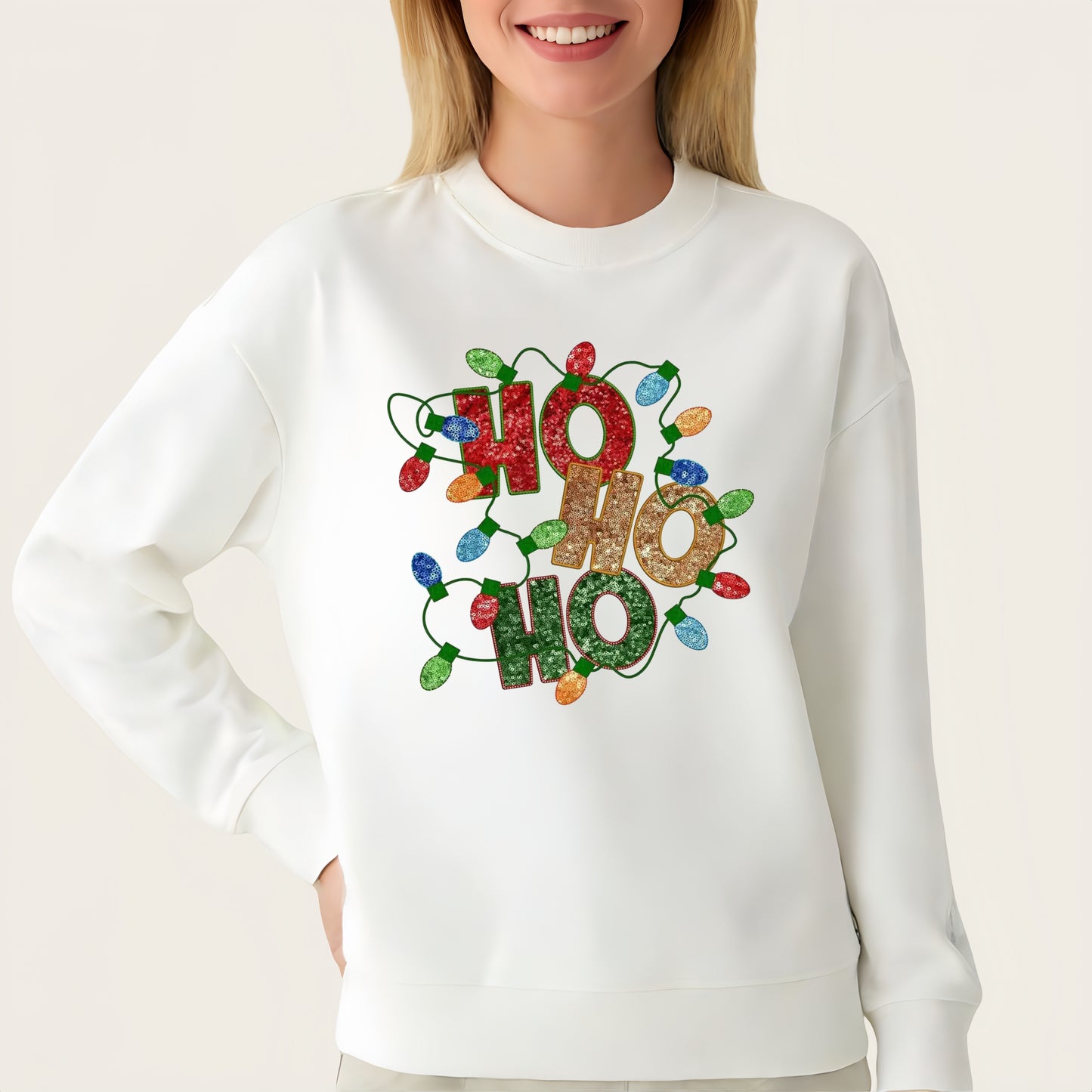 Christmas Ho Ho Ho Heat Transfer Stickers