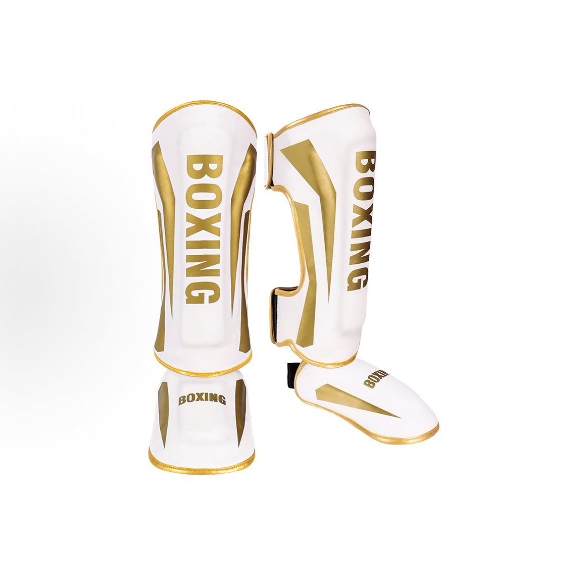 Shin Guards Kickboxing Muay Thai, SATRA SMMAF Approved, Premium Maya Hide Leather, Leg Instep Protection Pads, MMA Martial Arts Kicking Sparring Training Gear, BJJ Karate Boxing Taekwondo