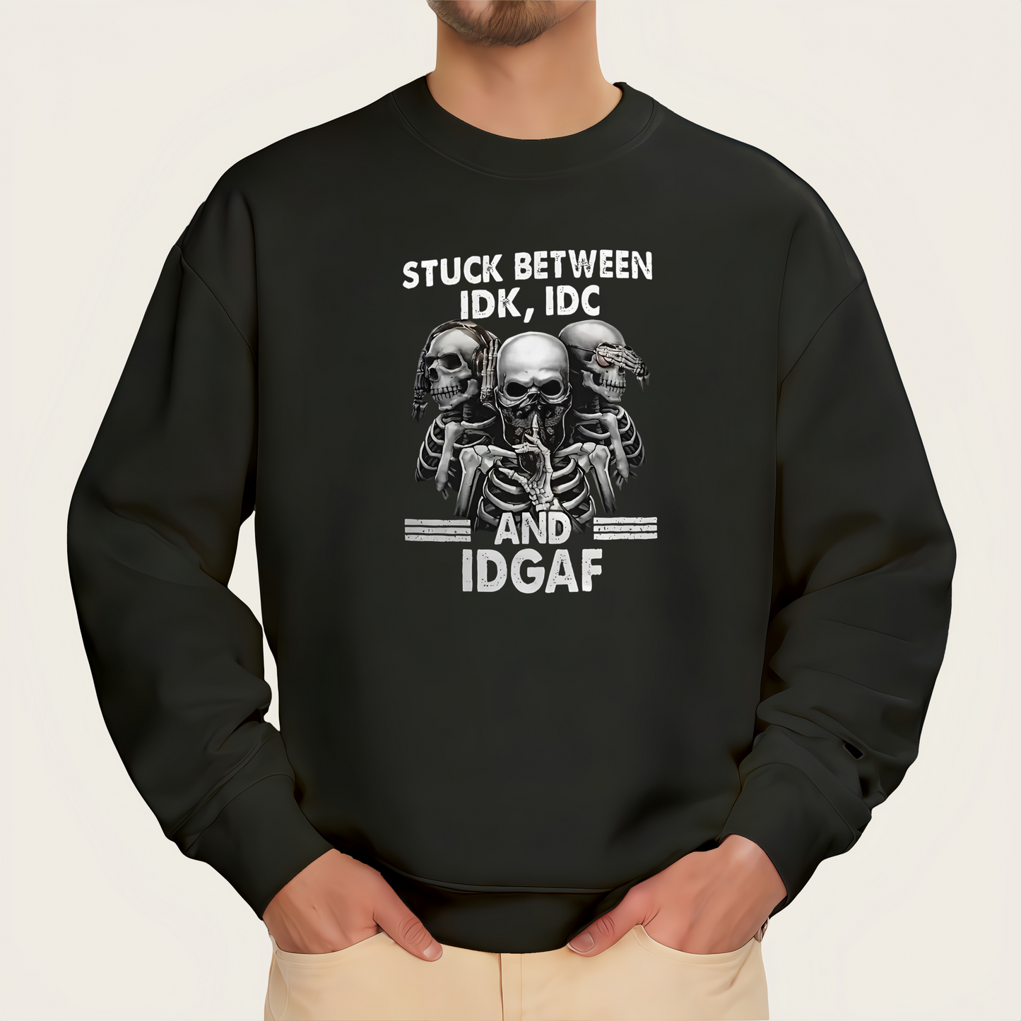 Skull and lettering iron-on transfers