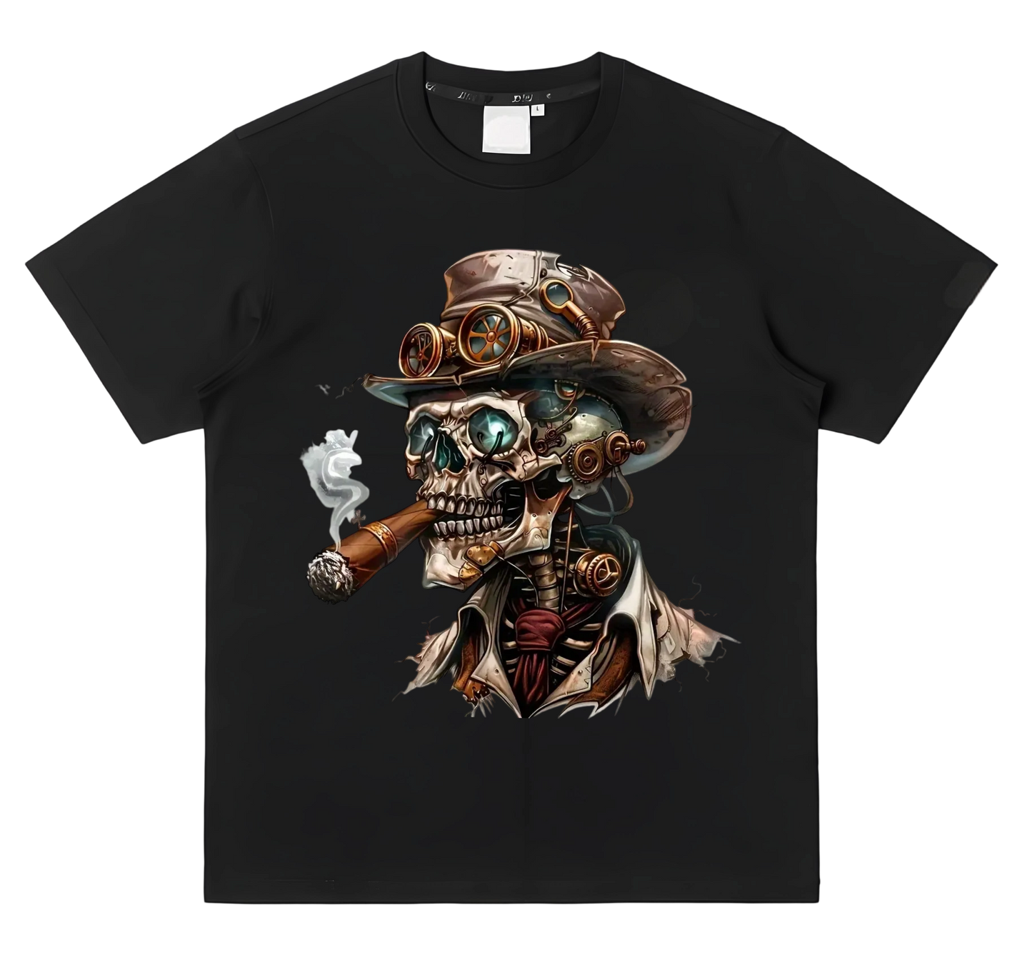 Machine skull smoking heat transfer ironing