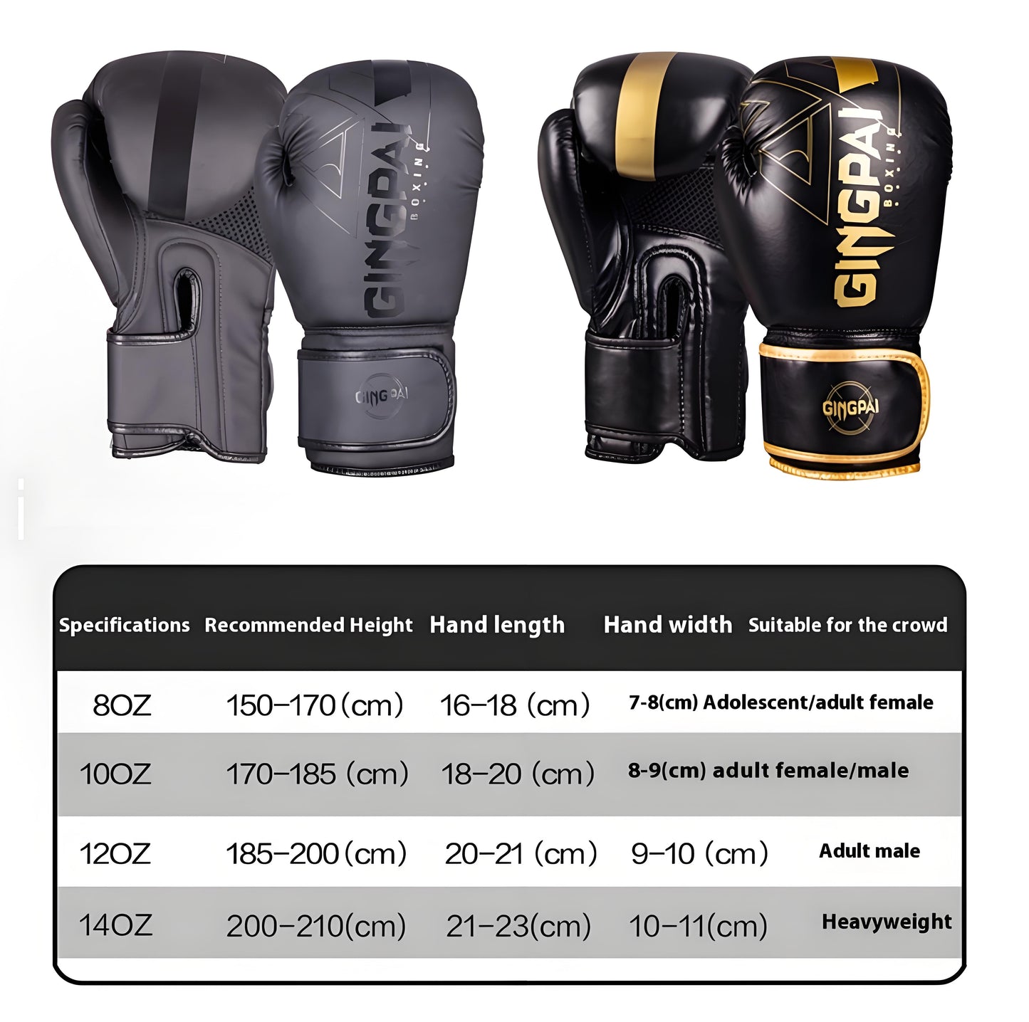Boxing Gloves, Pro Training Sparring, Maya Hide Leather, Muay Thai MMA Kickboxing, Men Women Adult, Heavy Punching Bag Focus Mitts Pads Workout, Ventilated Palm, Multi Layered