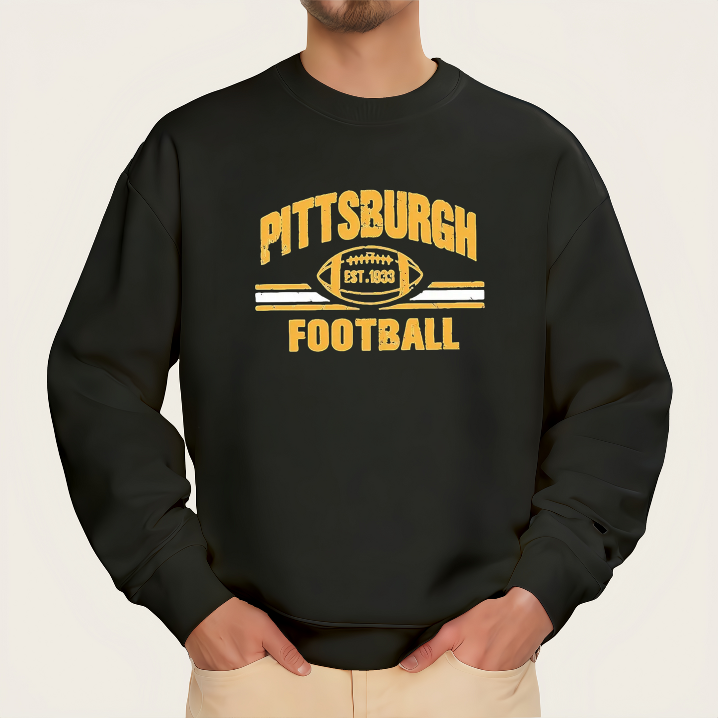 Pittsburgh Football Iron-On Transfer