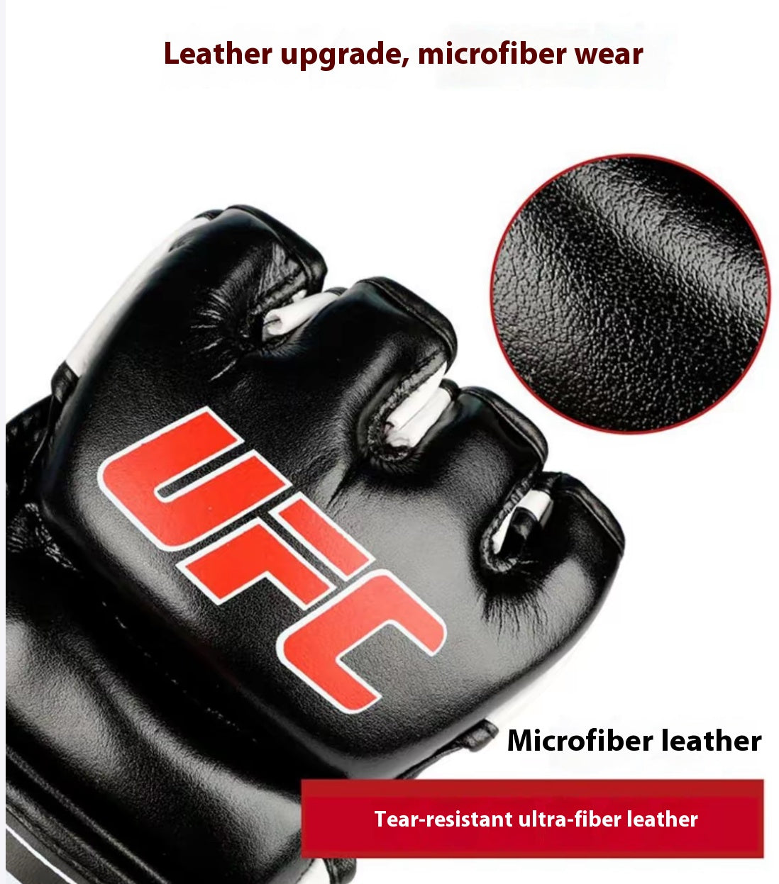 Open Palm Training Gloves for Grappling, Kickboxing, Muay Thai, Light Sparring, Youth Self-Defense, Heavy Bag Workouts – Durable Synthetic Leather with Wrist Support