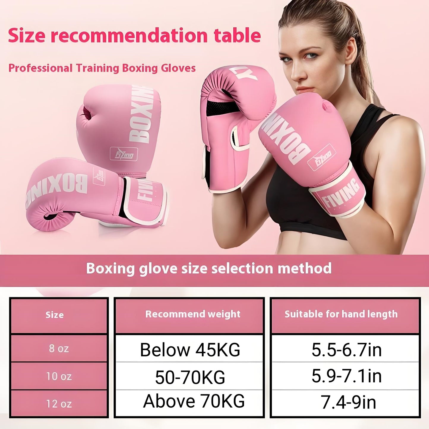 Boxing Gloves for Men & Women - Premium Quality Synthetic Leather Boxing Gloves for Training - Perfect for Punching Heavy Bags, Sparring, & Fighting Gloves