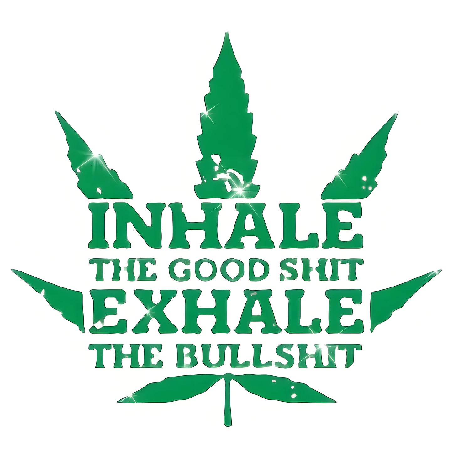 Leaf pattern iron-on transfer