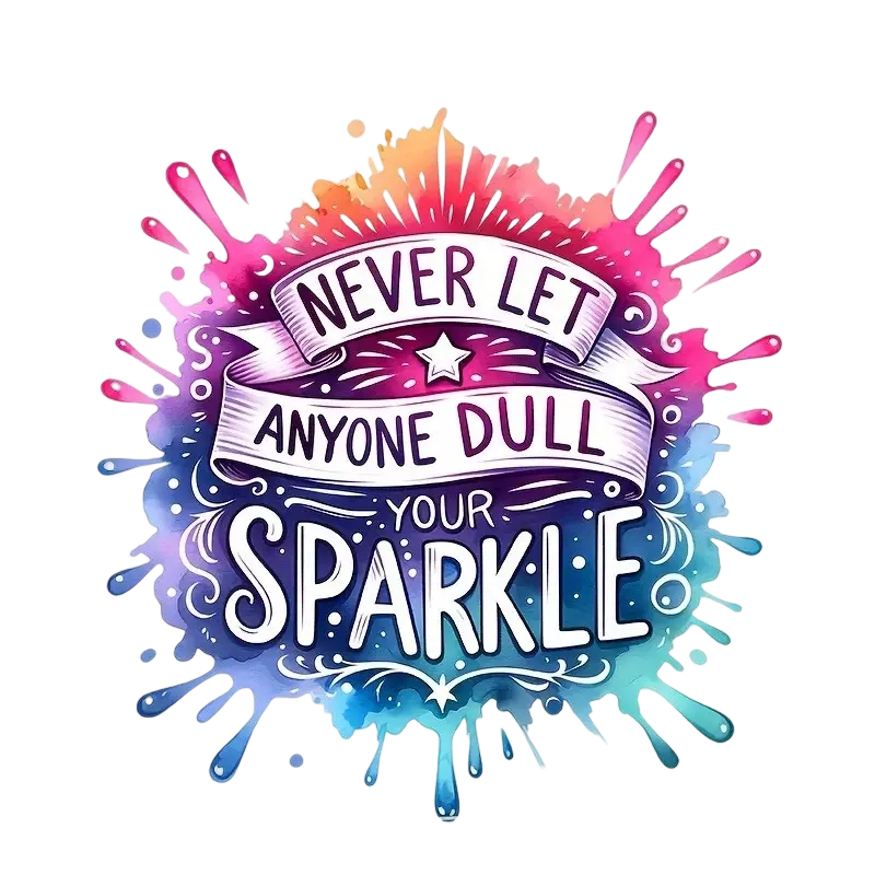 "Never let anyone make you" heat transfer ironing