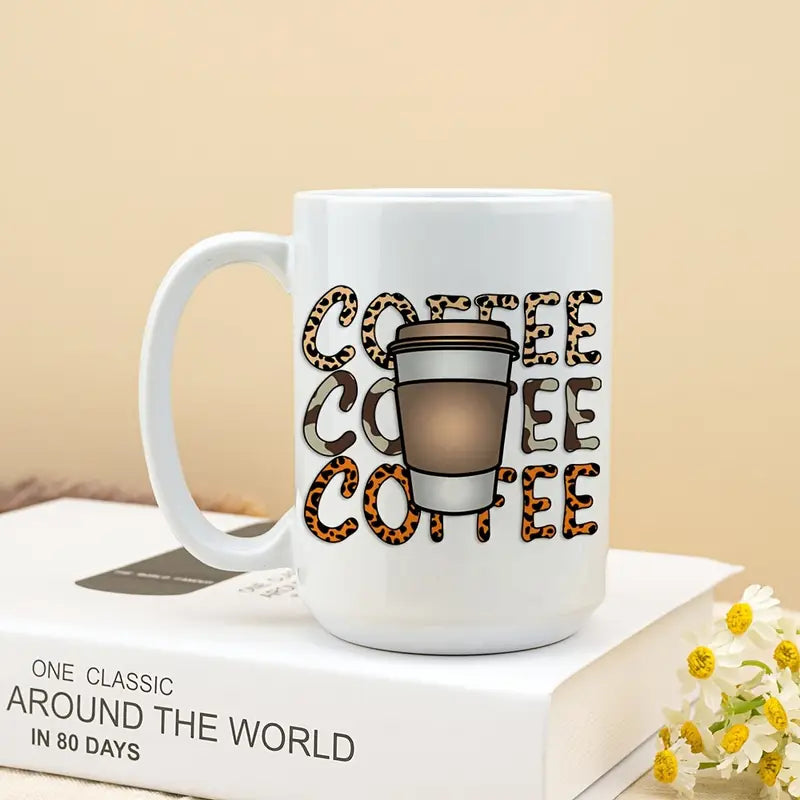 Coffee Theme UV DTF Adhesive Packaging Transfer Paper