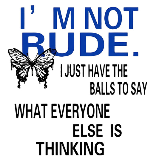 Butterfly Quote Iron-On Transfer Decal