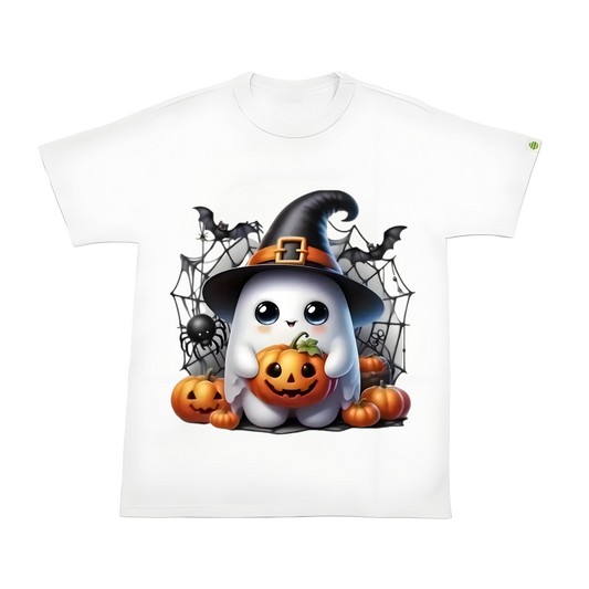 Pumpkin and Bat Heat Transfer Iron-On