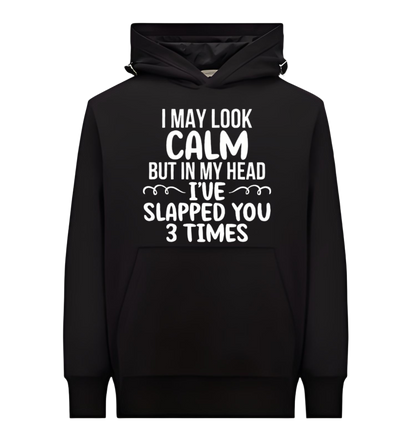"I look calm, but in my head I've already hit you 3 times" heat transfer iron-on