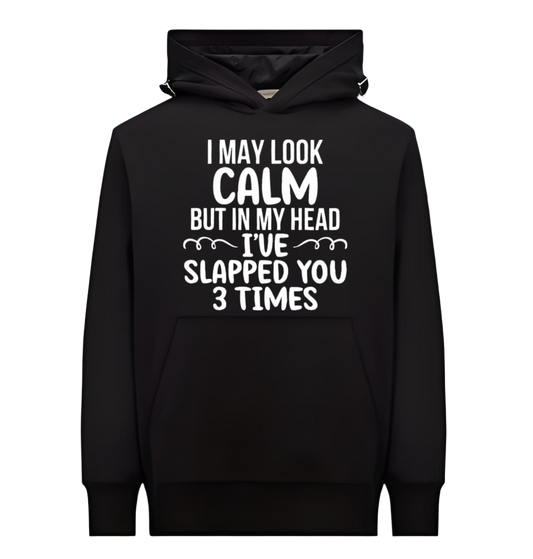 "I look calm, but in my head I've already hit you 3 times" heat transfer iron-on