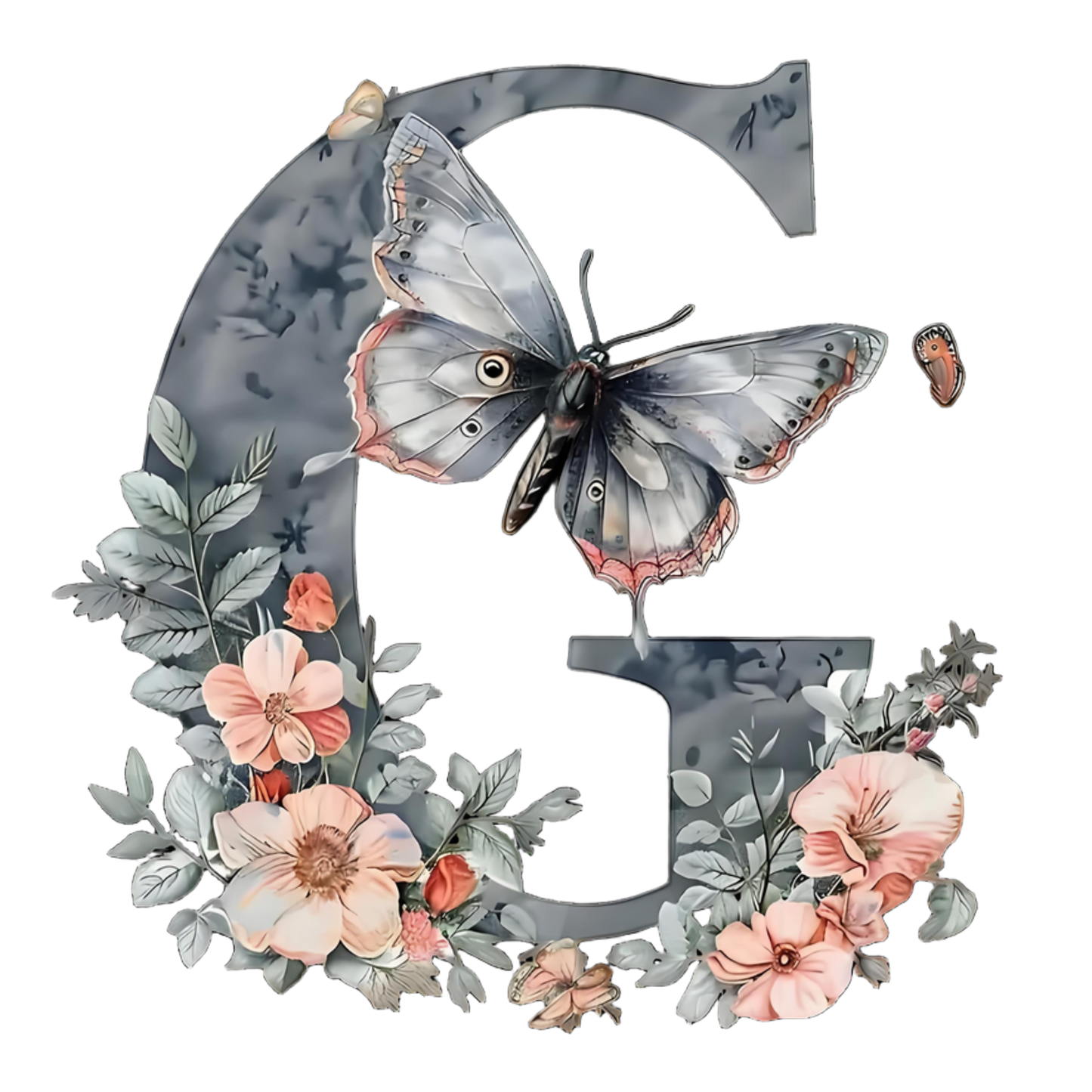 A-M Floral pattern heat transfer ironing