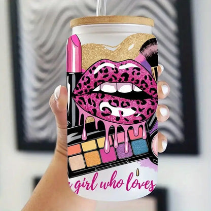 Vinyl Cosmetic Transfer Paper, 16 oz, UV DTF, for 16 oz Glass Bottles