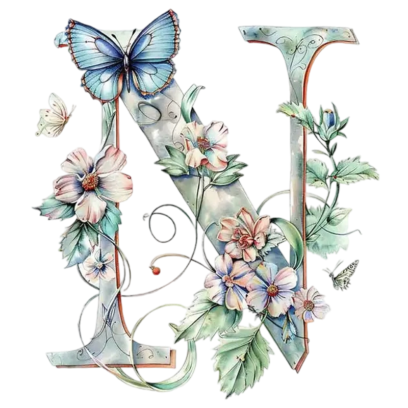 N-Z Floral pattern heat transfer ironing