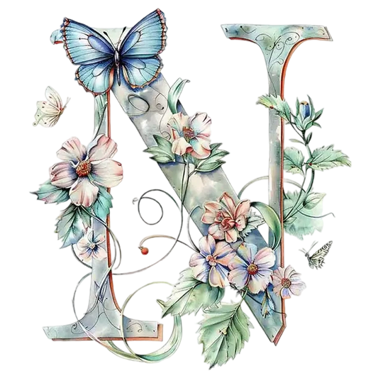 N-Z Floral pattern heat transfer ironing