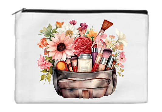 Floral - Toiletry/Makeup Bag - Sublimation Transfer