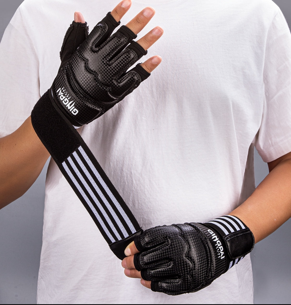 Open Palm Training Gloves for Grappling, Kickboxing, Muay Thai, Light Sparring, Youth Self-Defense, Heavy Bag Workouts – Durable Synthetic Leather with Wrist Support