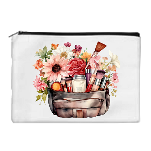 Floral - Toiletry/Makeup Bag - Sublimation Transfer