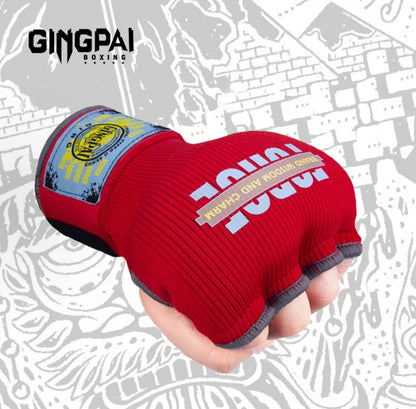 Gel Boxing Hand Wraps Inner Gloves Men Women,Elasticated Padded Fist Under Mitts Protection, Muay Thai MMA Kickboxing Martial Arts Punching Training Bandages