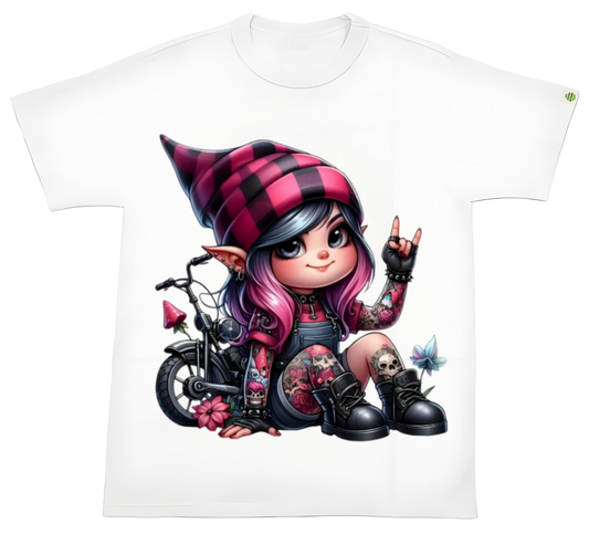 Punk Rock Dwarf Heat Transfer Iron On
