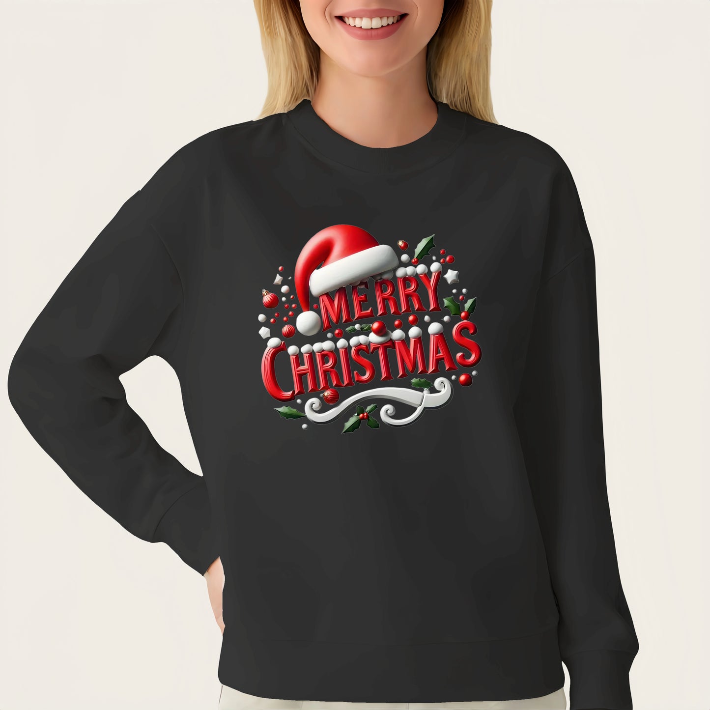 Christmas themed heat transfer stickers