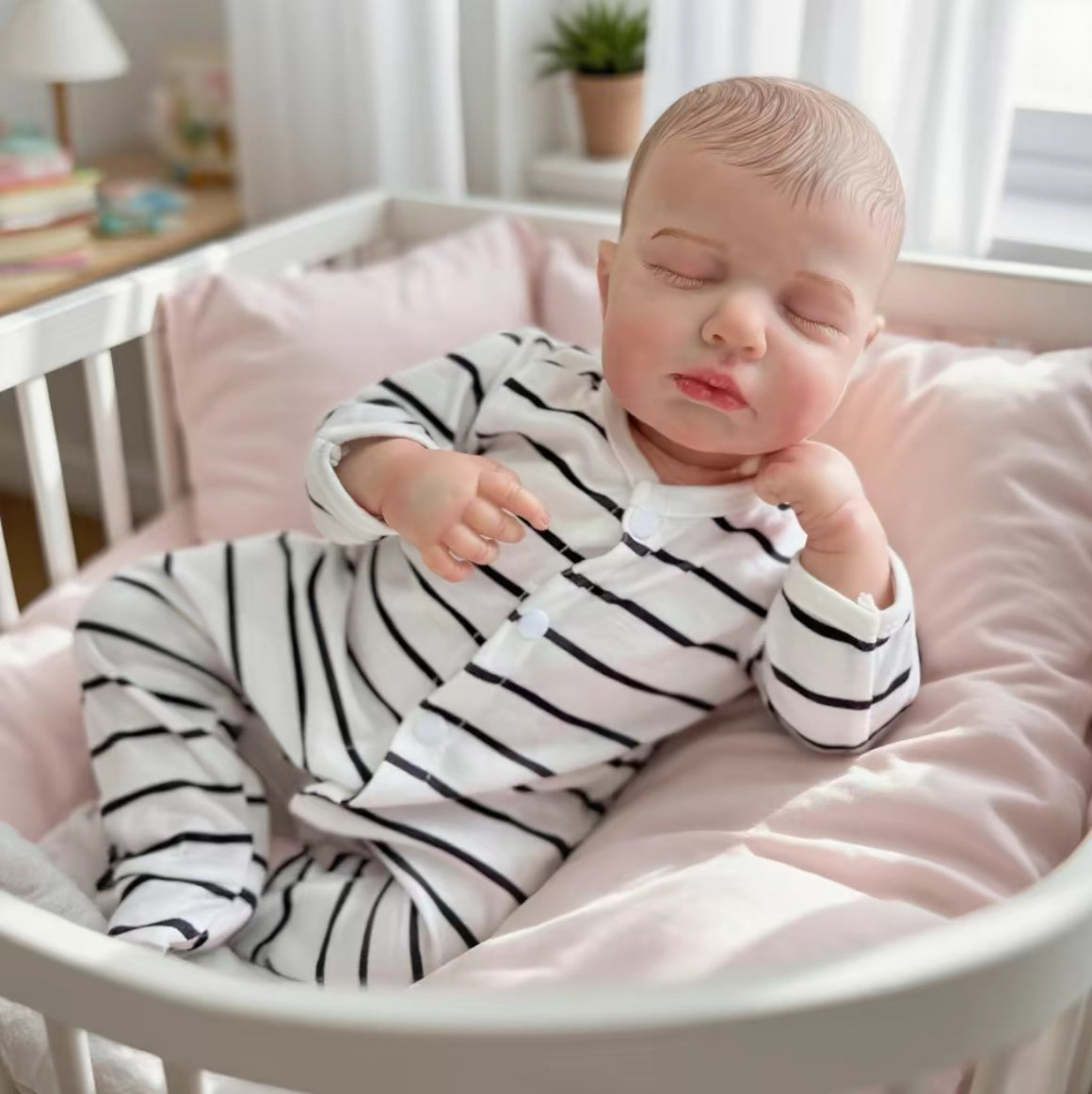 Realistic Reborn Baby Doll Set-20-Inch LifelikeNewborn Girl with 13 Accessories-Soft Body,Weighted Like a Real Baby-Perfect Gift for KidsAge 3+,dealsforyoudays