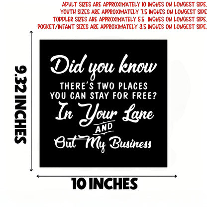 Simple letter style iron-on transfer