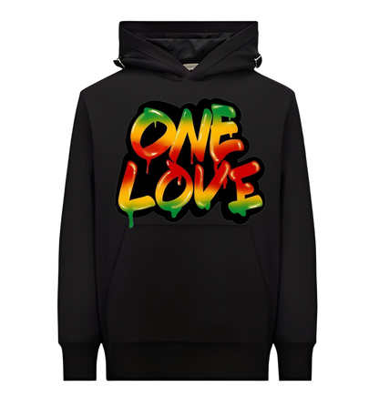 "One Love" Heat Transfer Iron-On