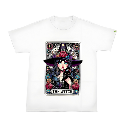 Witch and Black Cat Heat Transfer Iron-On