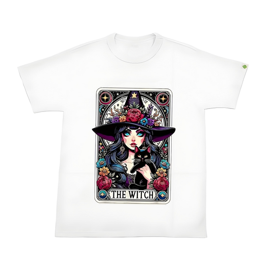Witch and Black Cat Heat Transfer Iron-On