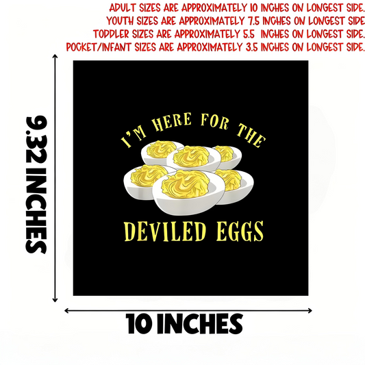 Funny cartoon disgusting egg rust iron transfer