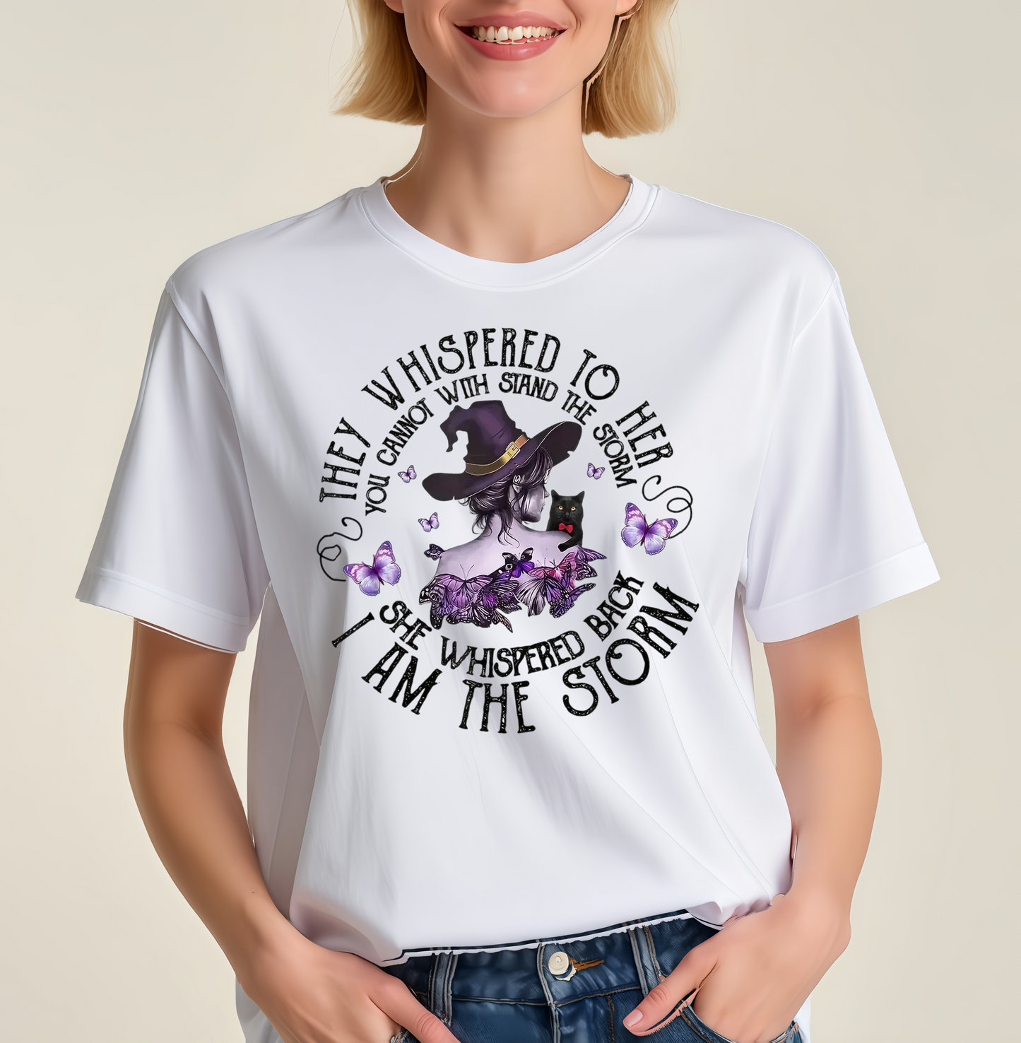 Enchanting Butterfly & Witch Heat transfer ironing