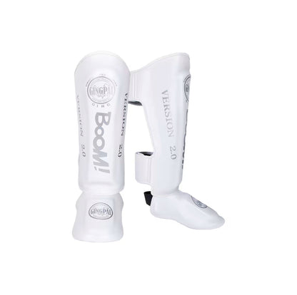 MMA Martial Arts Shin Guards – Padded, Adjustable Muay Thai Leg Guards with Instep Protection for Kickboxing/MMA Training and Sparring – Durable, Professional MMA Equipment