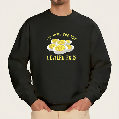 Funny cartoon disgusting egg rust iron transfer