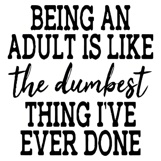 Humorous adult quotes iron-on transfers