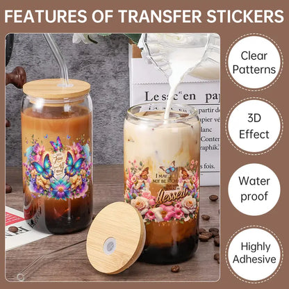 Inspirational quotes and quotes UV DTF stickers