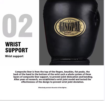 Pro Style Exercise Workout Training Boxing Gloves for Sparring, Heavy Bag and Mitt Work